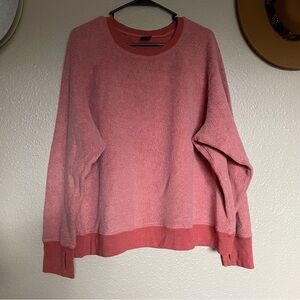 AVIA Red Women’s Sweatshirt - Classic Crewneck Active Leisure